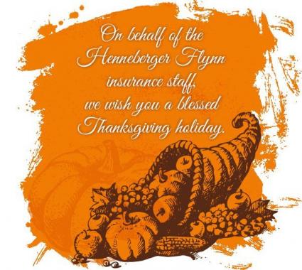 Have a safe and blessed Thanksgiving holiday.